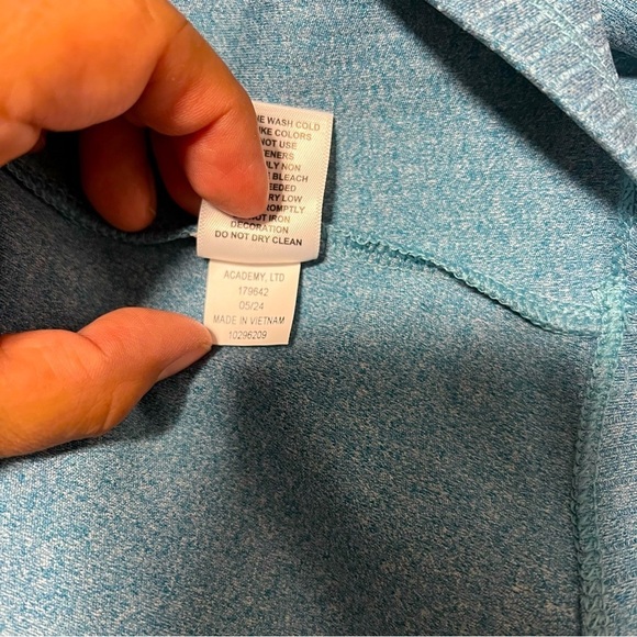 BCG Women Double Knit 1/4 Zip Top NWOT Large Thumbhole Sleeves Moisture Wicking - Picture 9 of 9